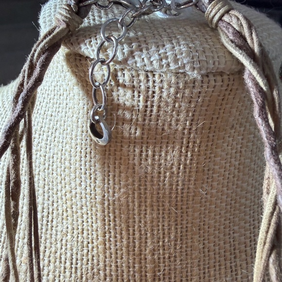 Silpada Howlite Pendant Necklace with Silver Accents Gorgeous - Picture 6 of 8